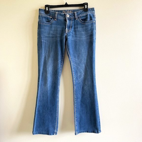 DL1961 Milano Petite Boot Cut Saddle Womens‎ Jeans Size 29 Denim Blue - Picture 1 of 9
